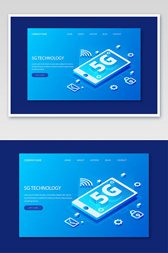 5G科技网站首页模板
