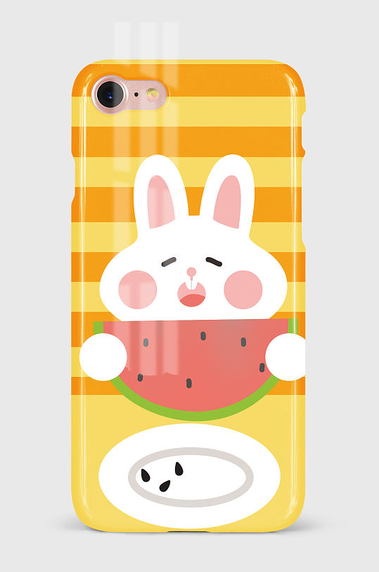 金蛋福娃黄色卡通手机壳-产品包装素材下载-众图网