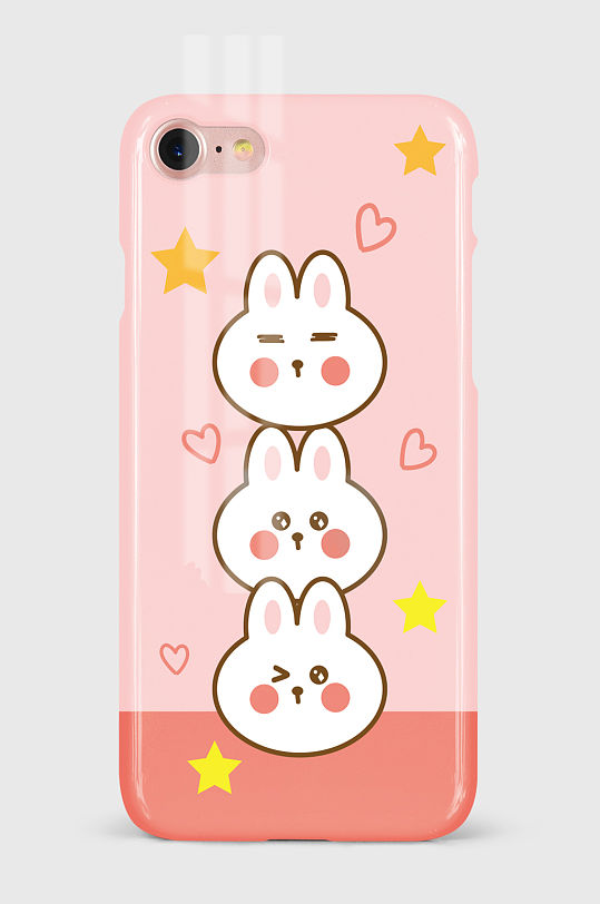 可爱小狗手机壳设计