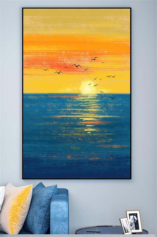 海岸线油画图片-海岸线油画素材-海岸线油画模板大全-众图网