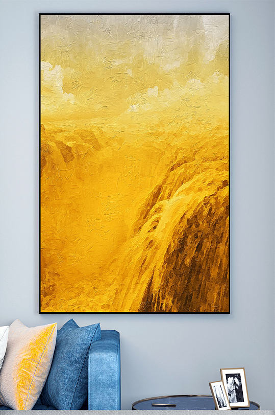 金色油画装饰画图片-金色油画装饰画设计素材-金色油画装饰画模板下载