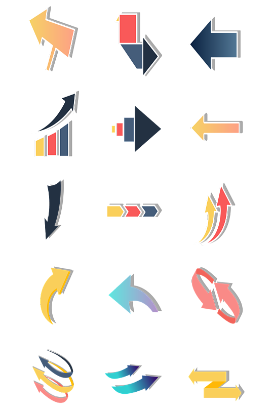 PPT常用箭头元素