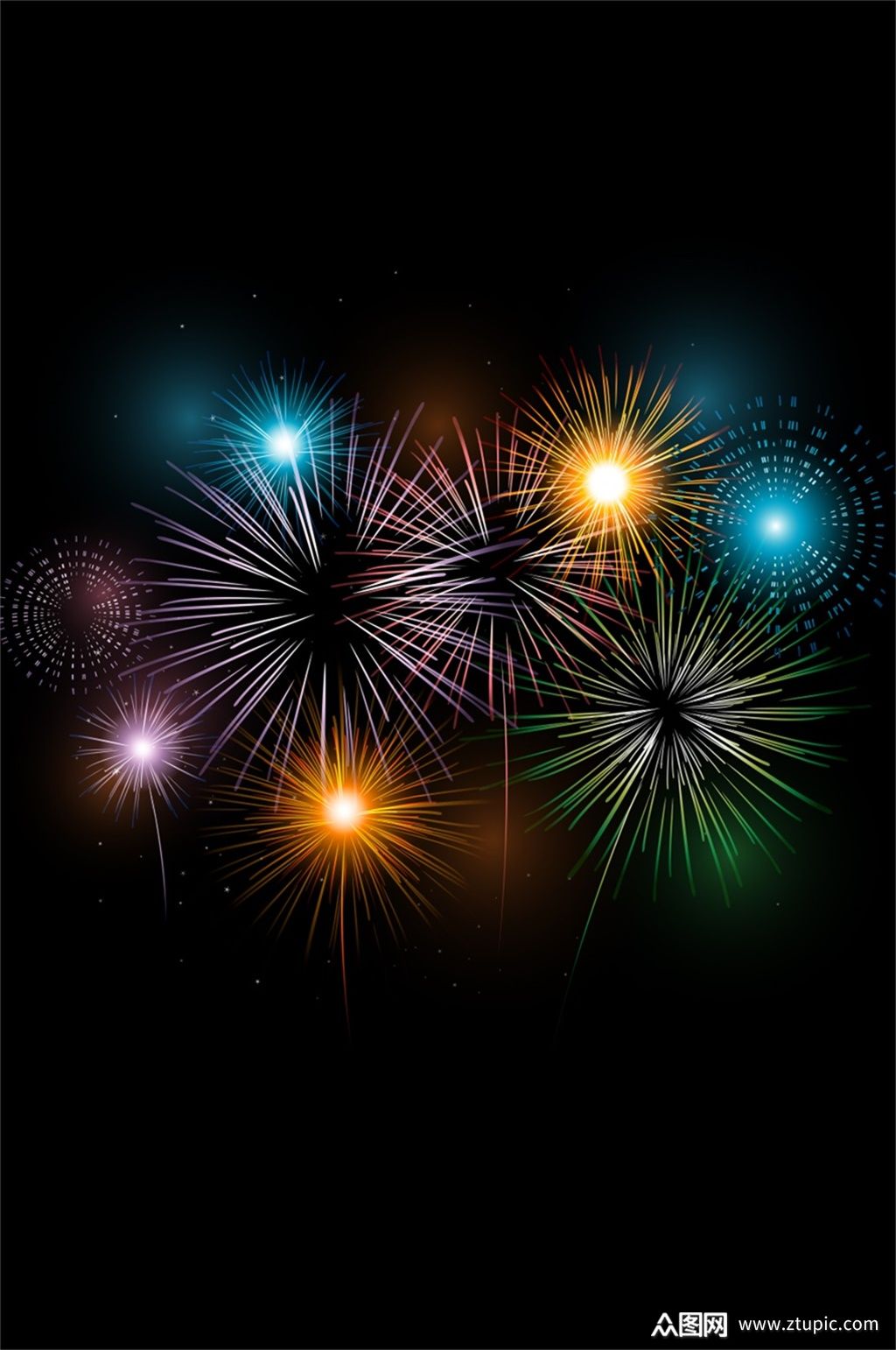 炫彩灯光设计素材模板下载-编号156564-众图网