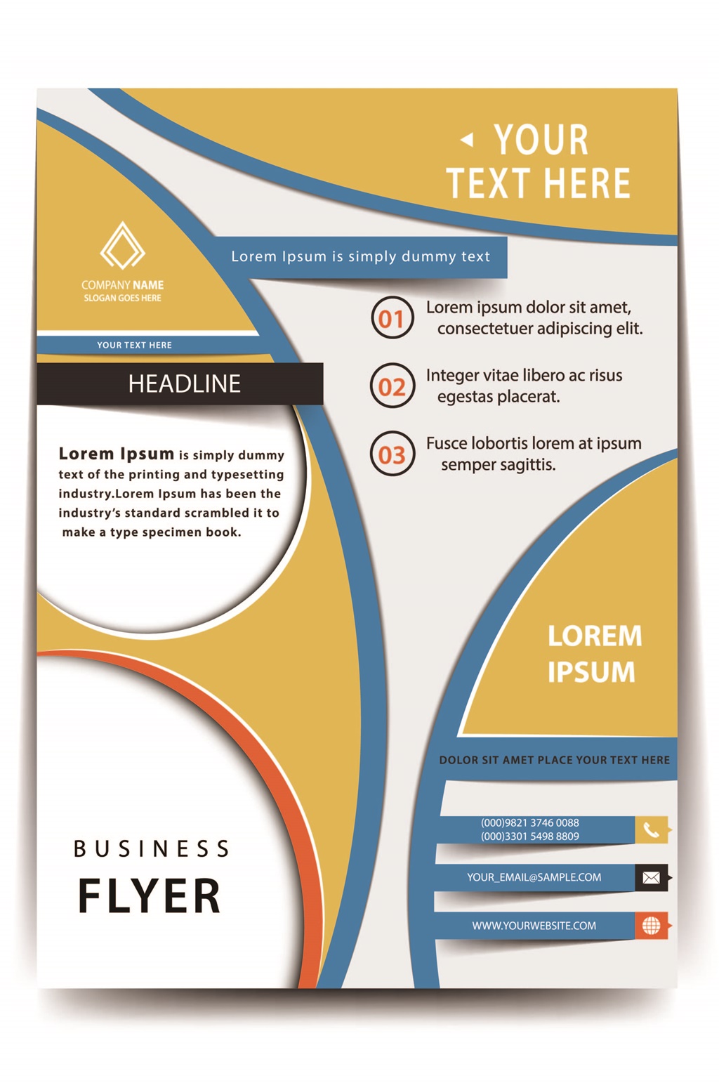 国外大气宣传单页模板下载-编号158104-众图网