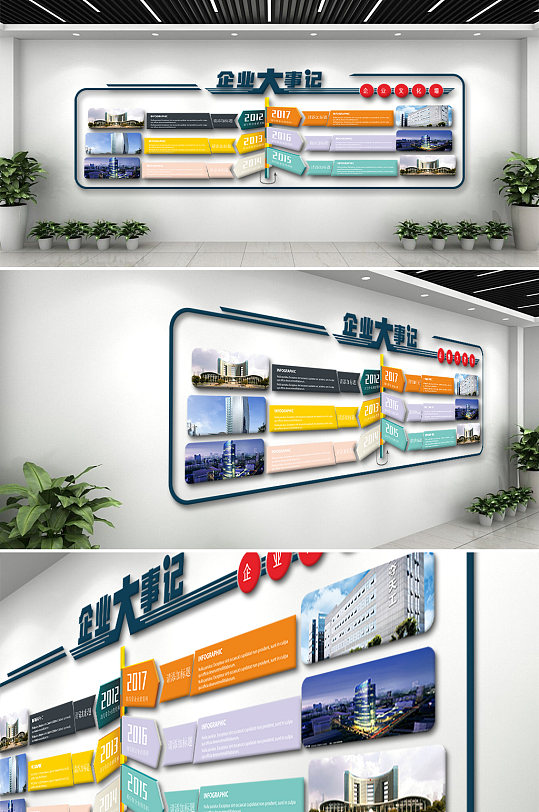 企业大事记文化墙