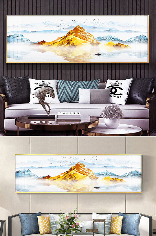 金山大气轻奢装饰画-众图网