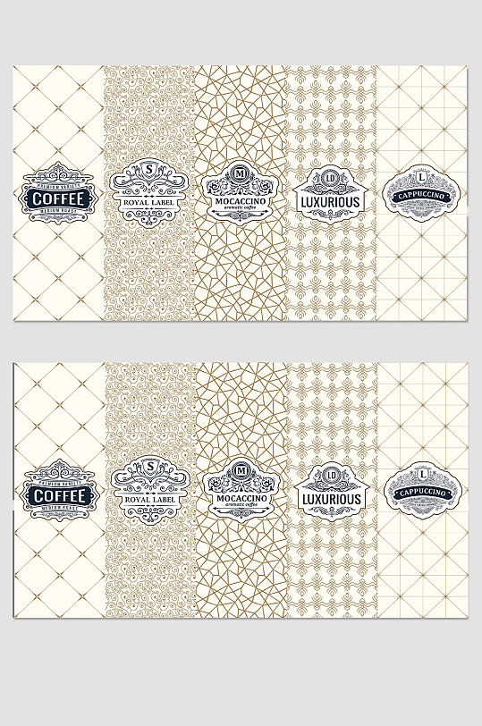 常用欧式花纹背景