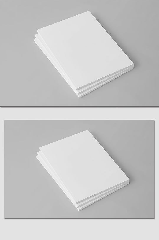 三本画册封面样机-众图网