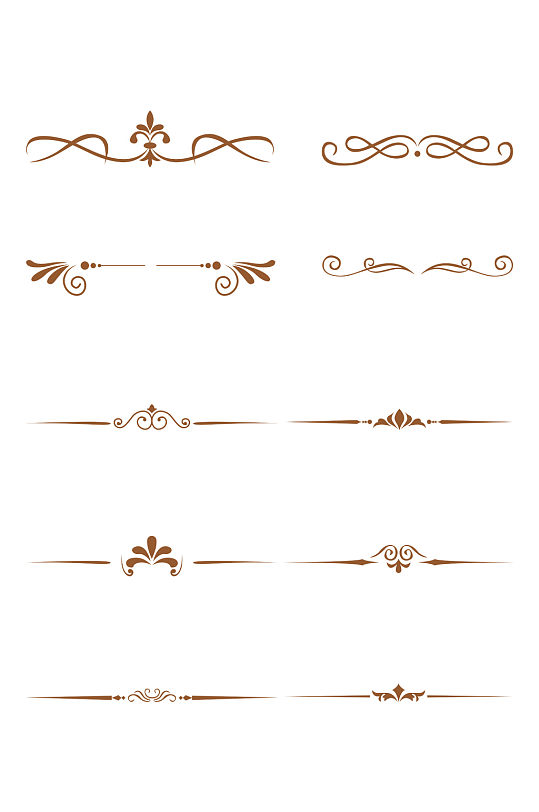 欧式花纹素材元素