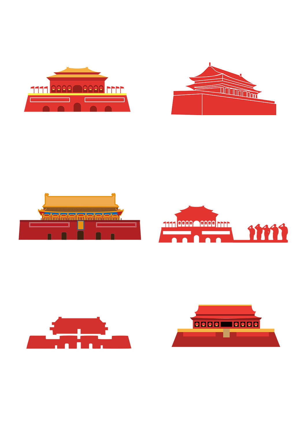 党建天安门矢量图素材_党建天安门矢量图模板_党建天安门矢量图设计图片免费下载-众图网