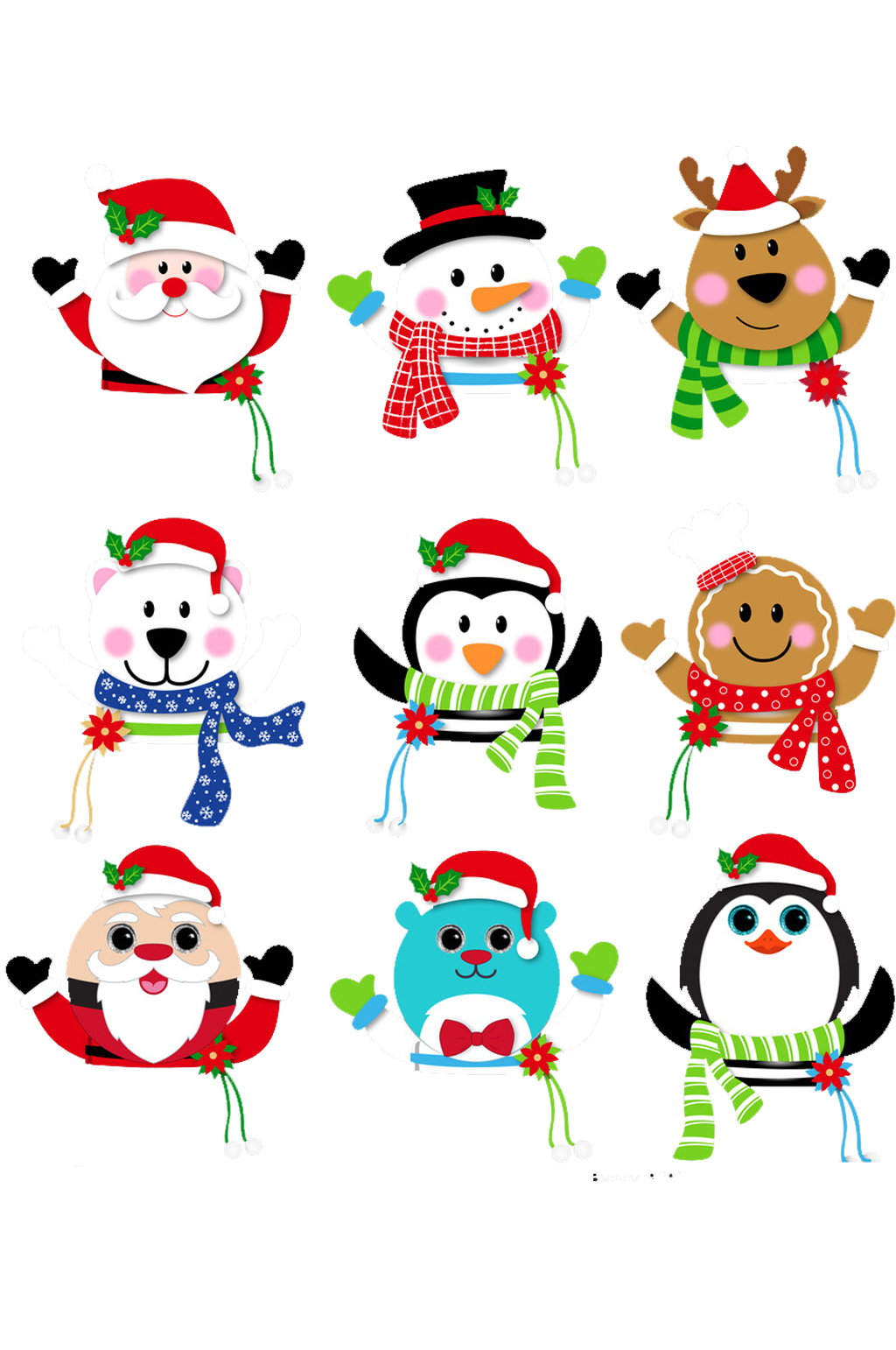 圣诞节冬天雪人素材元素免抠