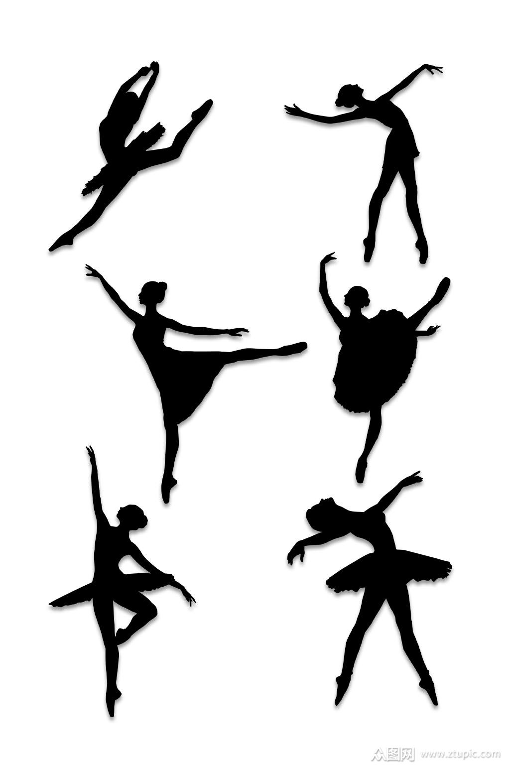 黑色舞蹈跳舞素材