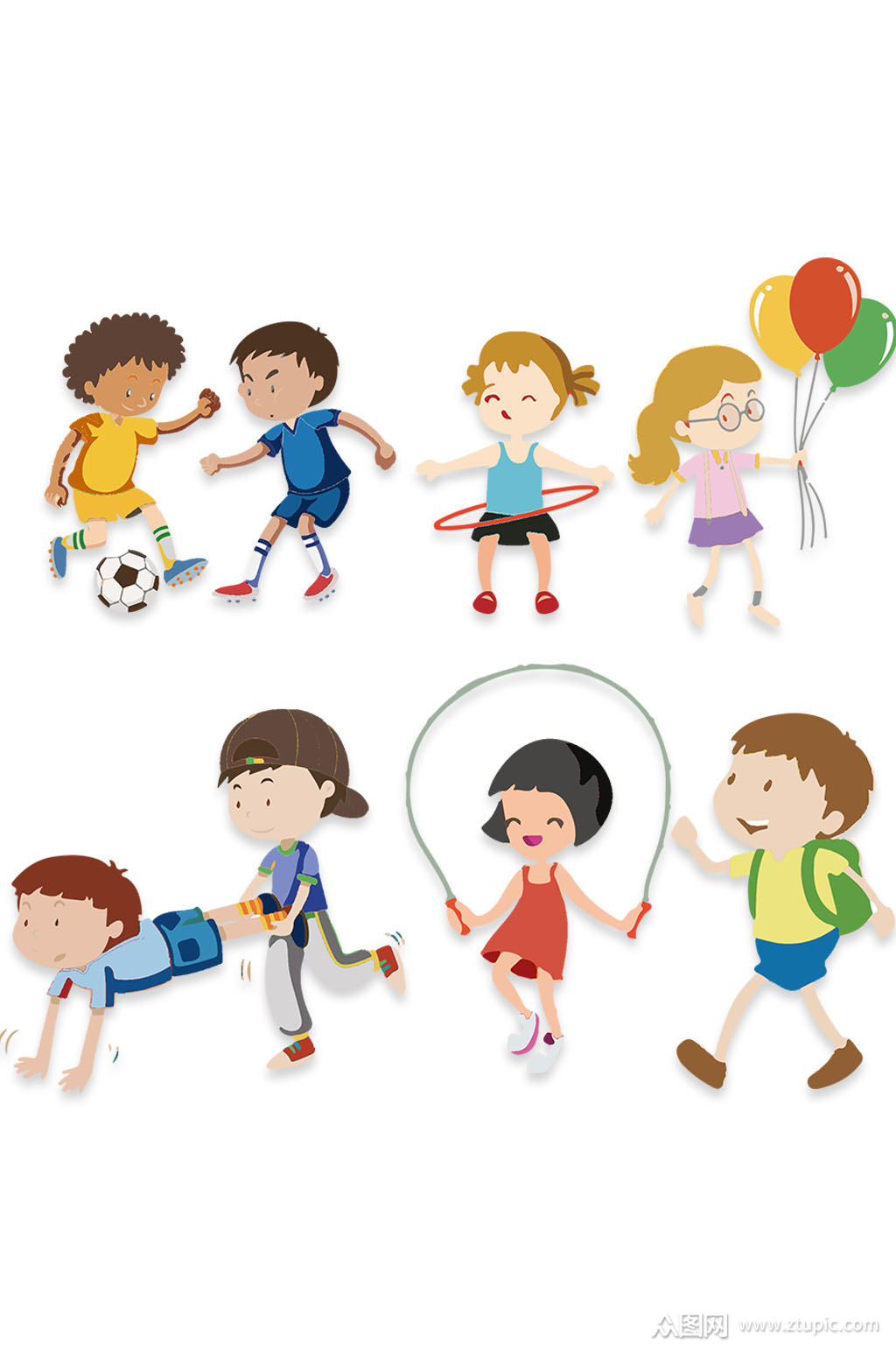 体育运动儿童素材