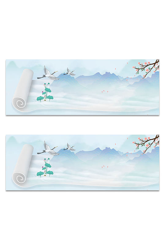 中国风唯美背景素材-众图网