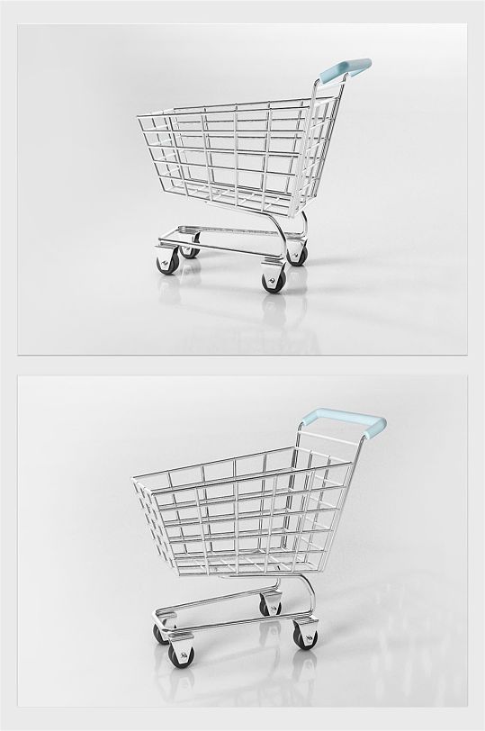 超市商超购物车素材-众图网