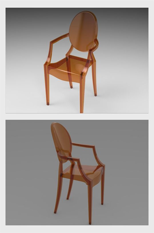 3D藤椅椅子模型