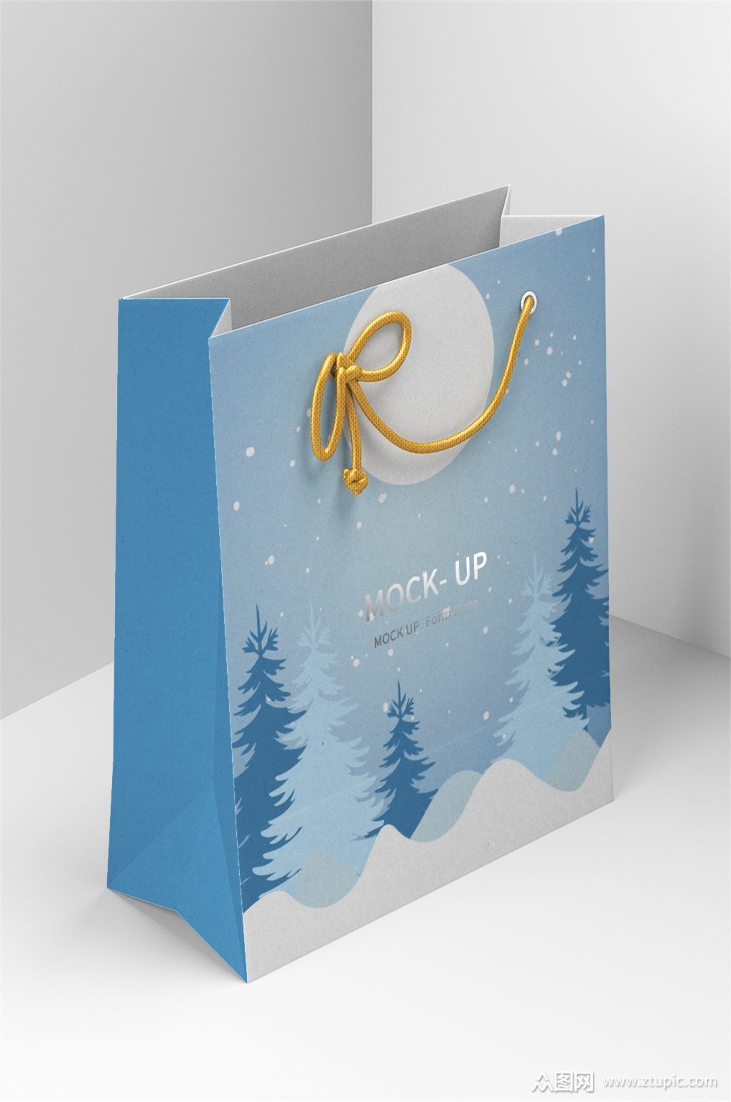 时尚3d手提袋样机