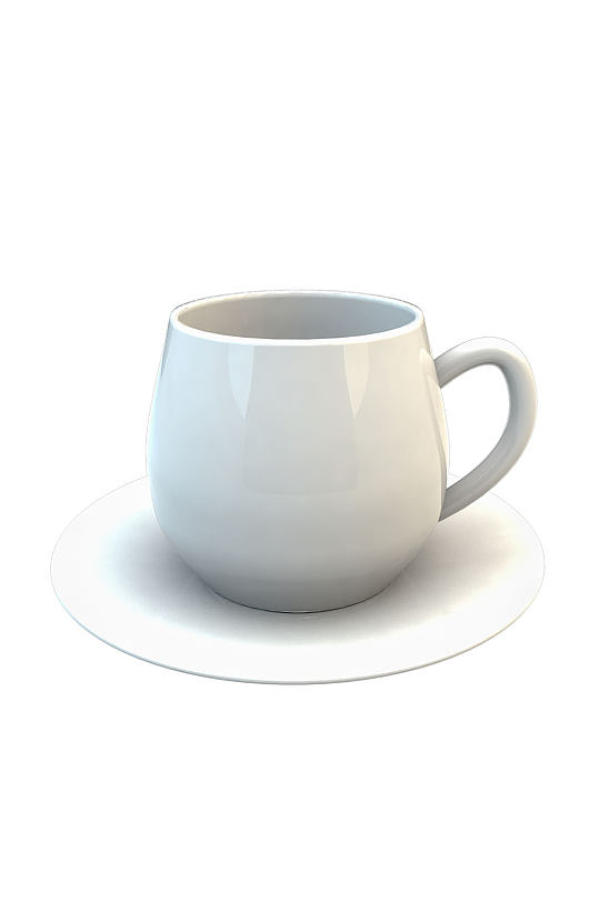 C4D茶杯模型素材-众图网