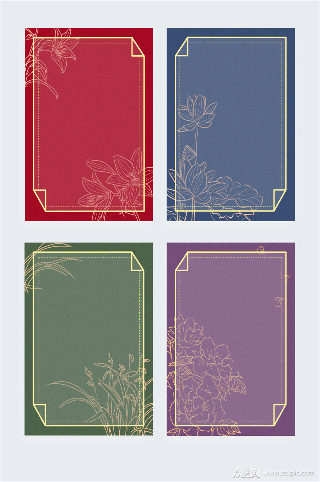 中国风框架背景素材