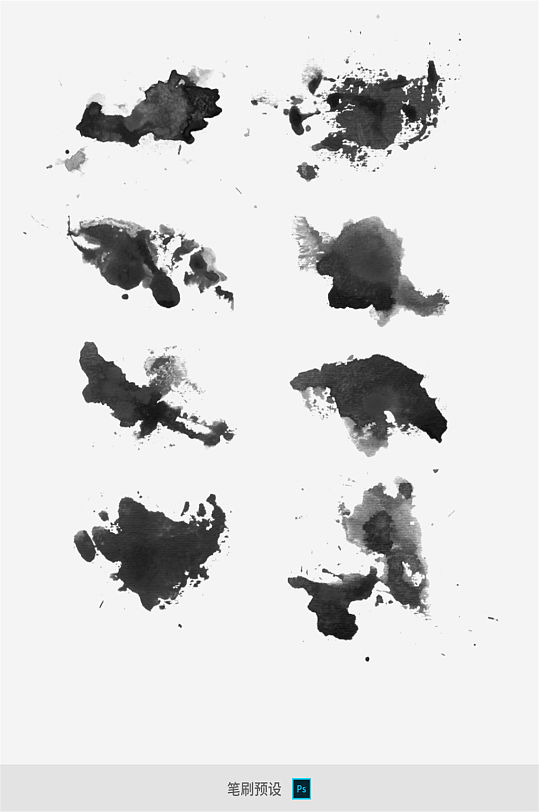 水墨水渍图片-水墨水渍素材下载-众图网