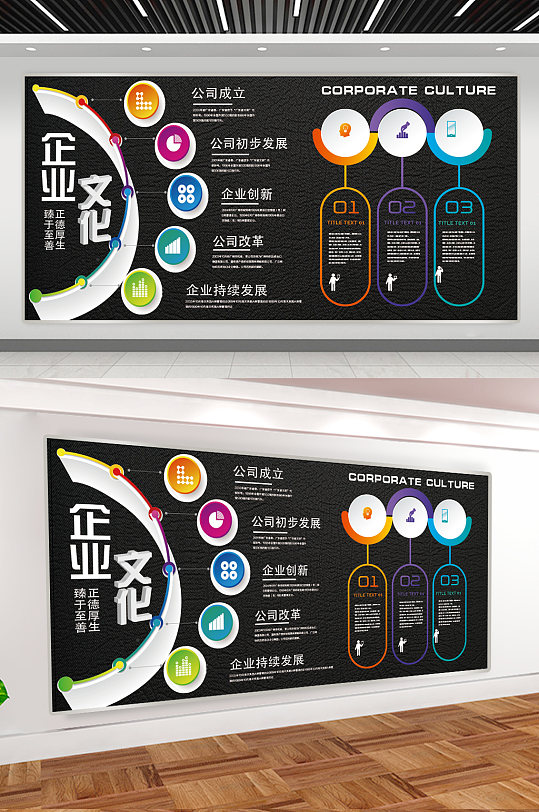 企业展板单位文化