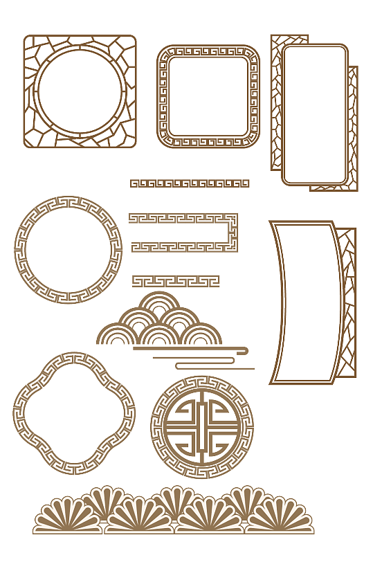 中国风文化墙 中国风文化墙素材设计效果图 众图网