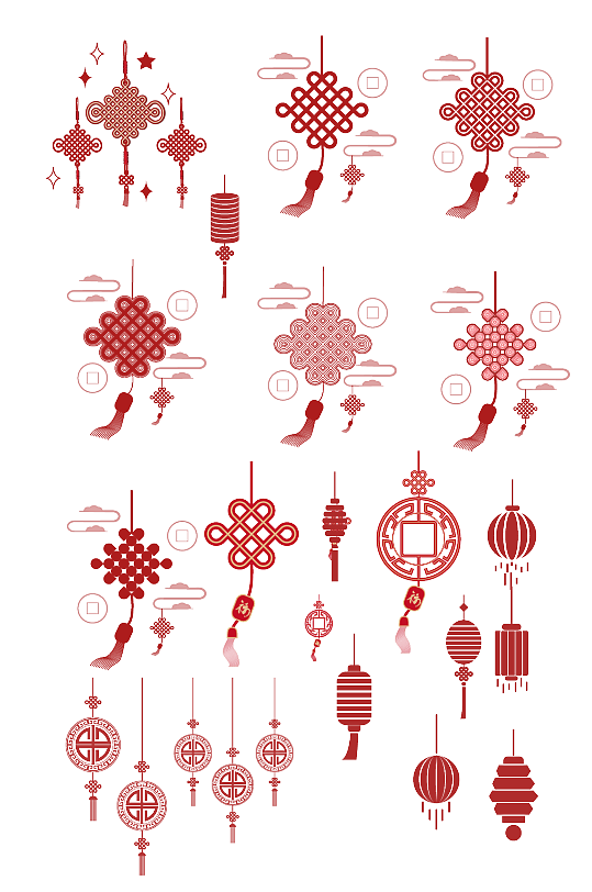 牛年传统灯笼图片-牛年传统灯笼素材下载-众图网