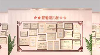 大气简洁企业单位荣誉墙照片展示AE模板-众图网