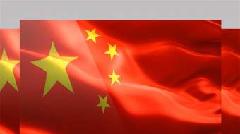 红色党政文化红旗飘动4K背景视频AE模板-众图网