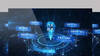 科技互联网三维立体旋转数据分类展示-众图网