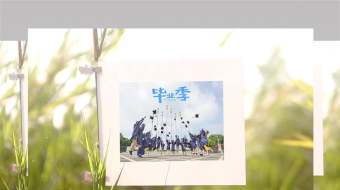 青春阳光校园毕业季温馨小清新电子相册-众图网