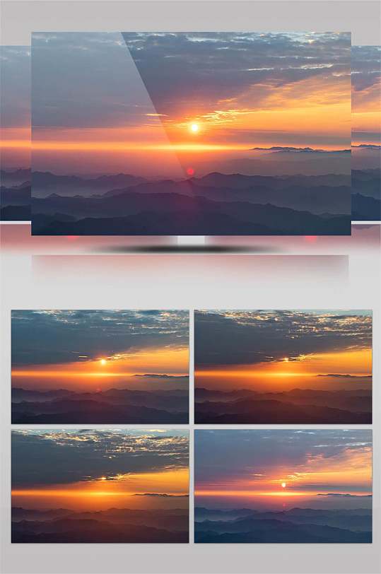 日出延时拍摄4K大好河山壮丽风景摄影视频 风景视频-众图网