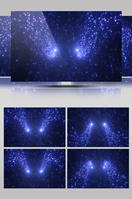 4k蓝色粒子动态唯美舞台酒吧婚礼背景视频-众图网