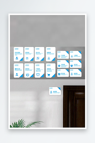 科室牌亚克力牌模板