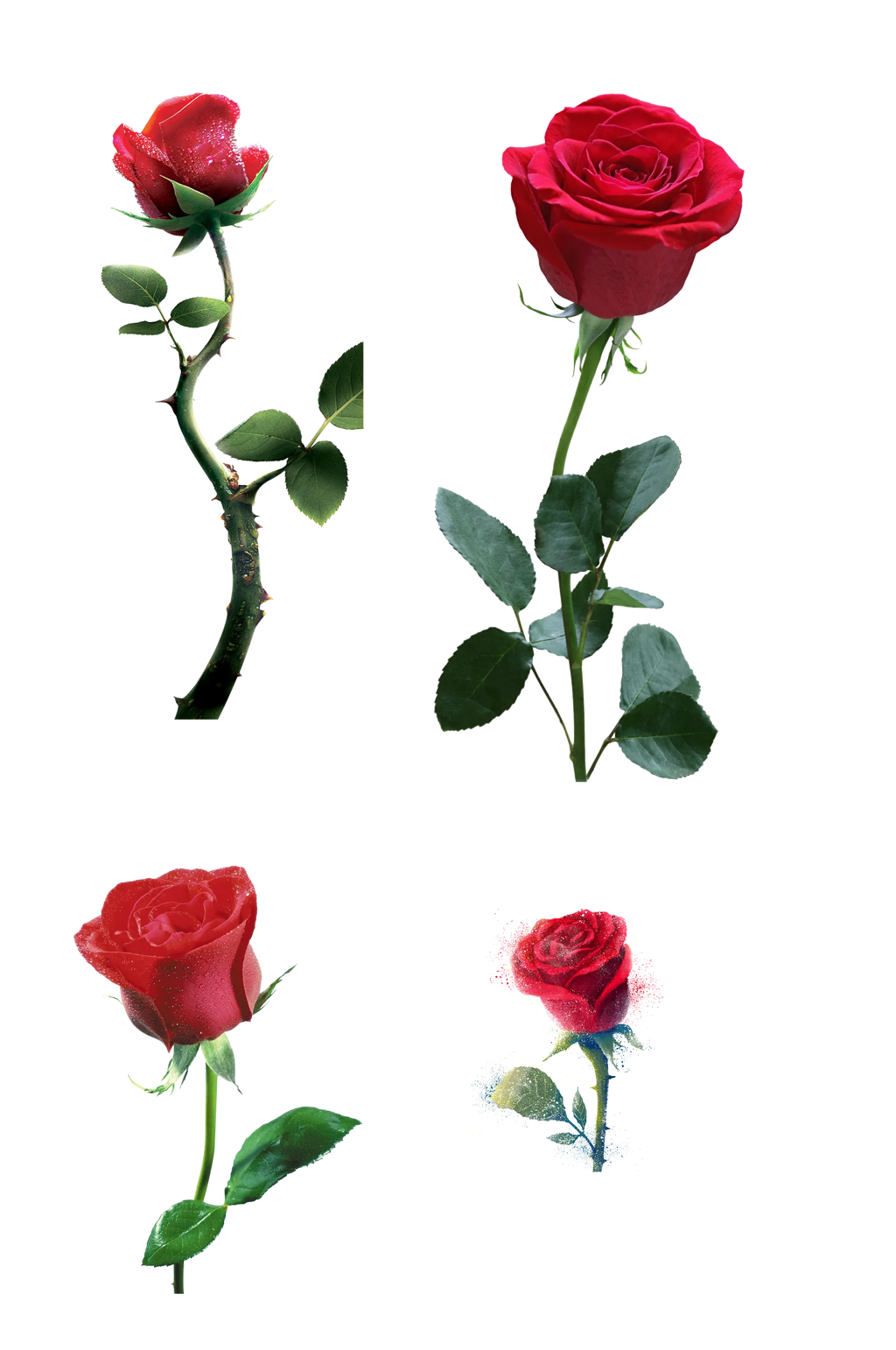 一支玫瑰花素材_一支玫瑰花模板_一支玫瑰花设计图片免费下载-众图网