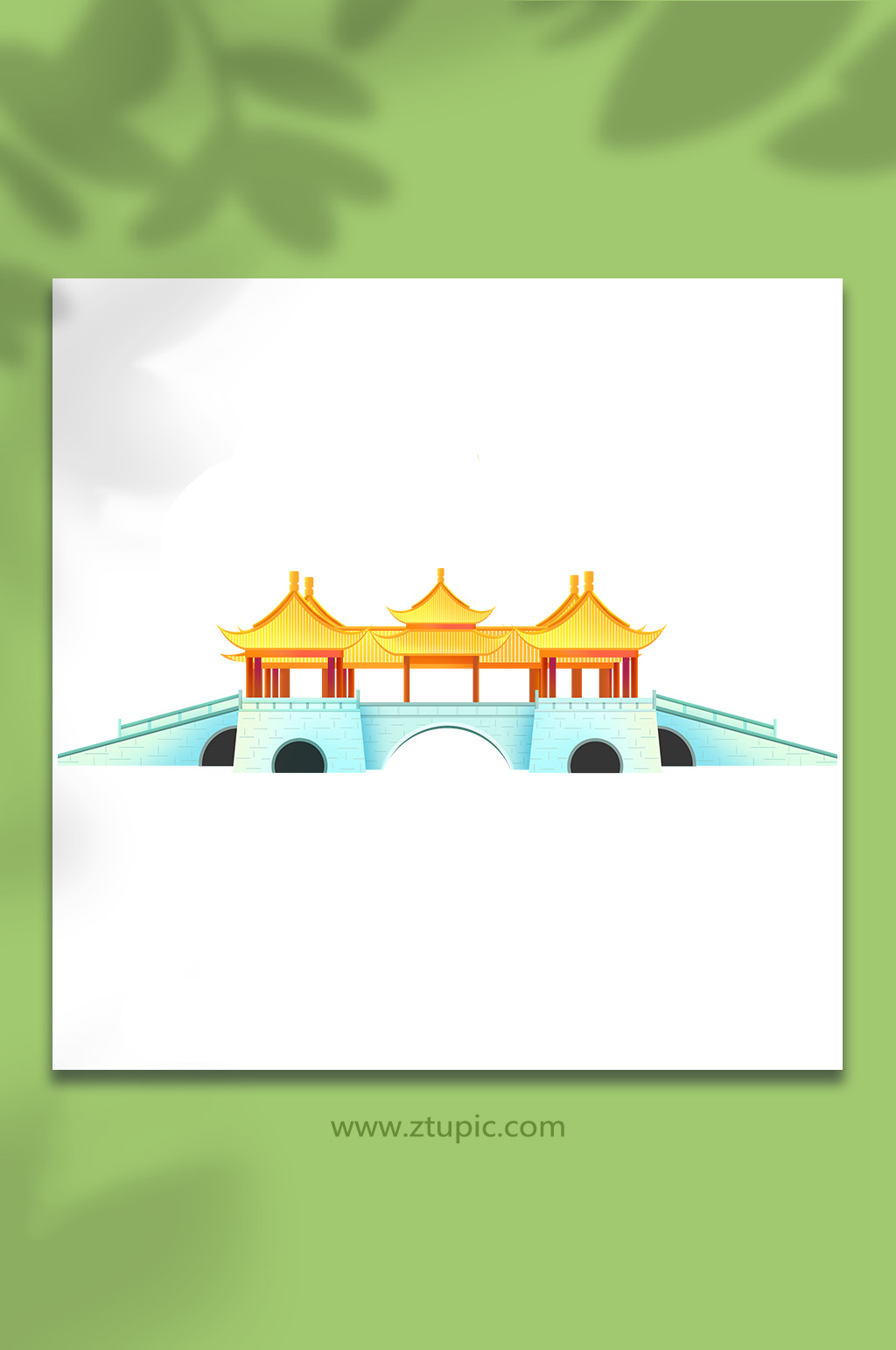 扬州五亭桥图片简笔画图片