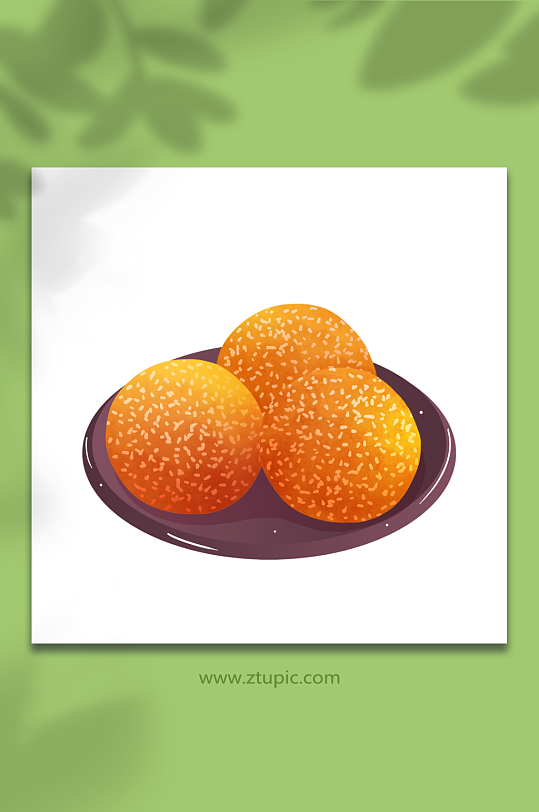 欢喜坨武汉美食元素插画