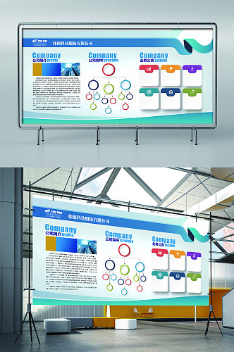 公司简介公司架构展板展架