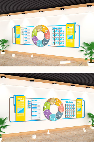 员工风采企业文化文化墙