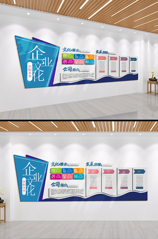 企業(yè)文化企業(yè)發(fā)展歷程文化墻