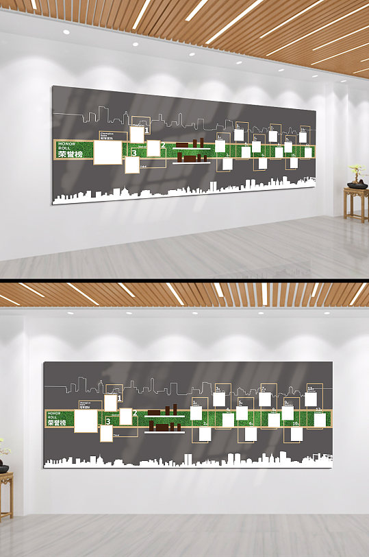 企业员工照片文化墙-众图网