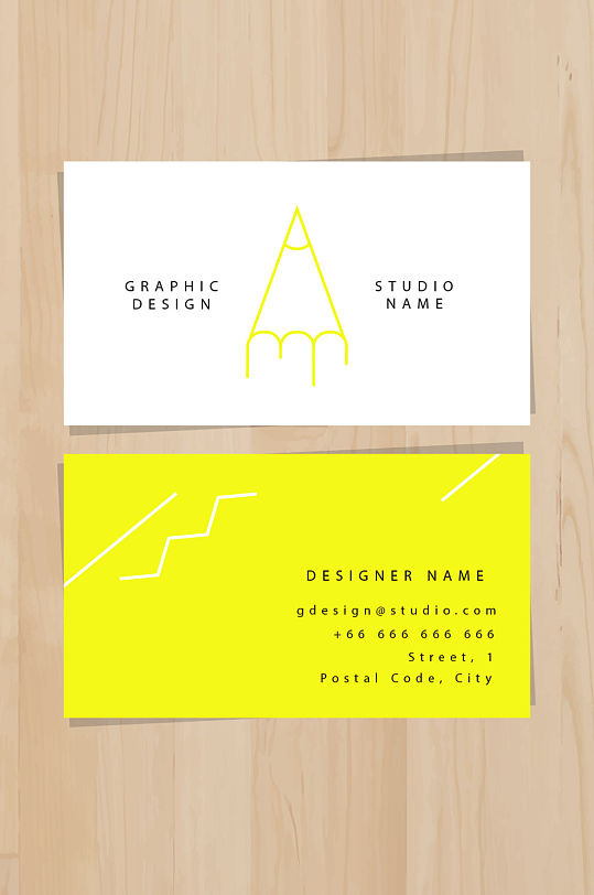 艺术工作室创意艺术名片