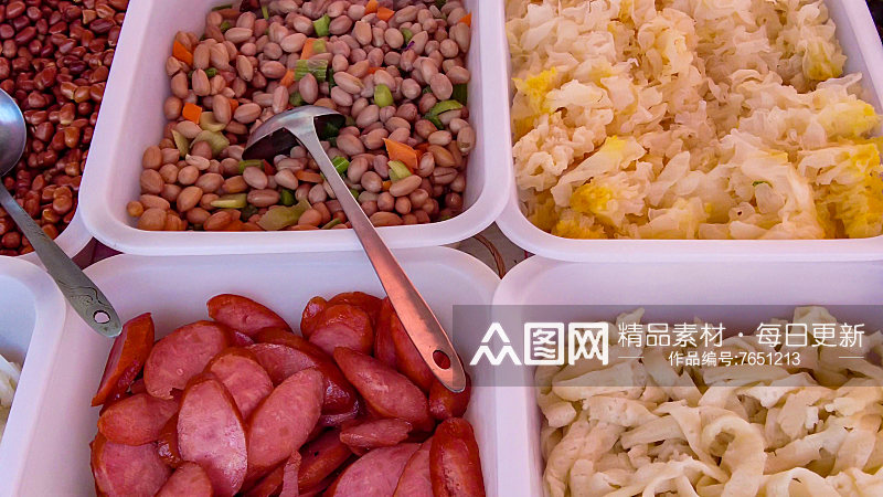 菜市场新鲜蔬菜活体龙虾泡菜实拍素材