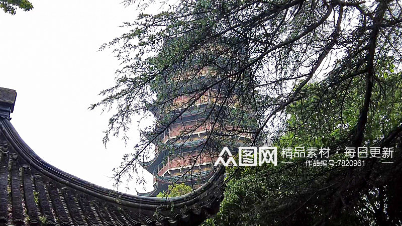江南水乡苏州园林古建筑摄影图素材