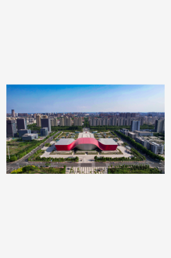 河南许昌科技馆中央公园航拍