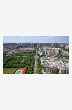 河南许昌城市建设高楼建筑