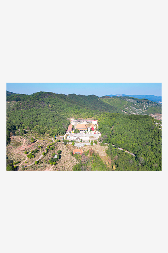 湖南怀化中坡山菩提寺4K航拍