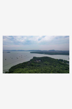 无锡太湖鼋头渚风景区航拍