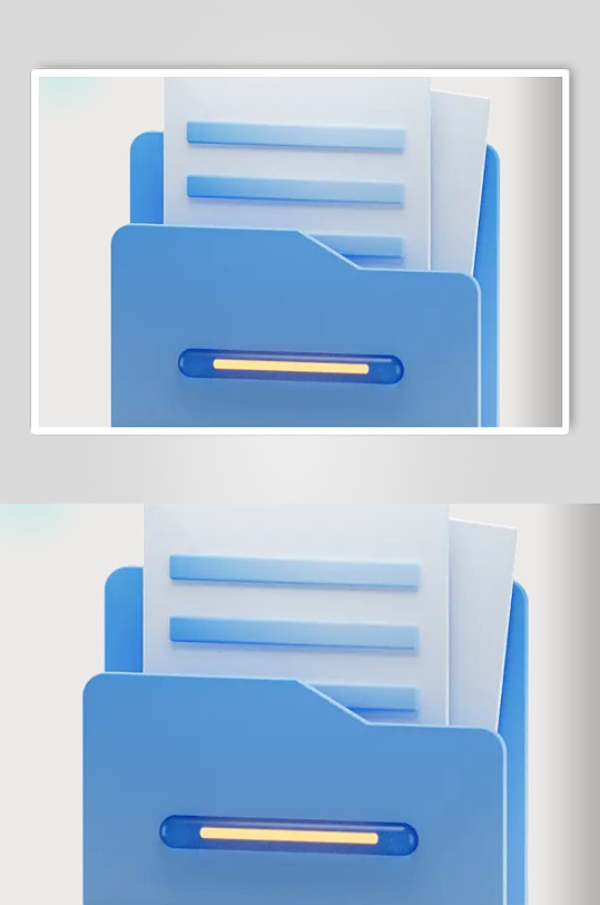 C4D立体文件夹-众图网