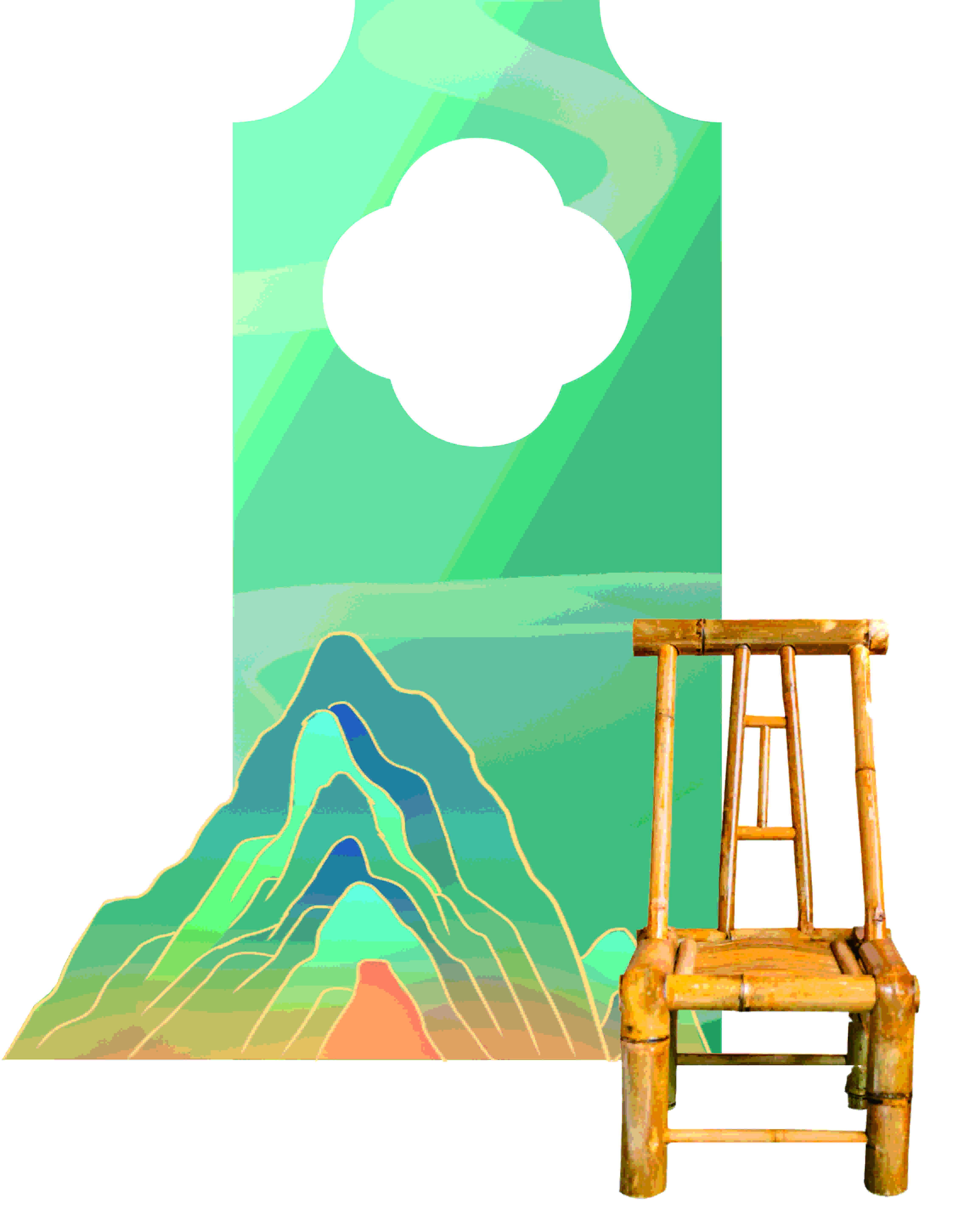 古风拍照打卡点设计素材